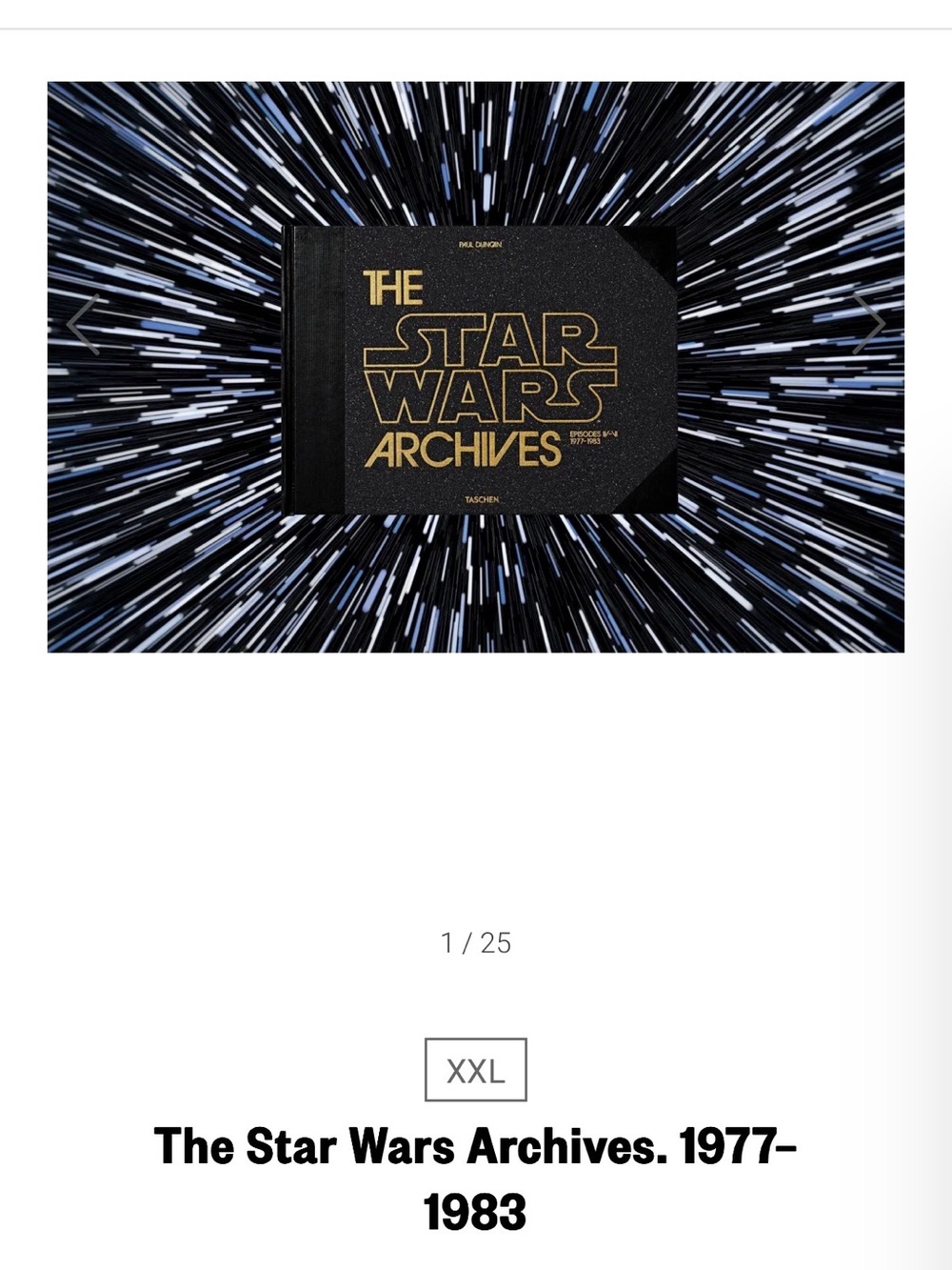 The Star Wars Archives XXL Hardcover Book - Ep IV-VI